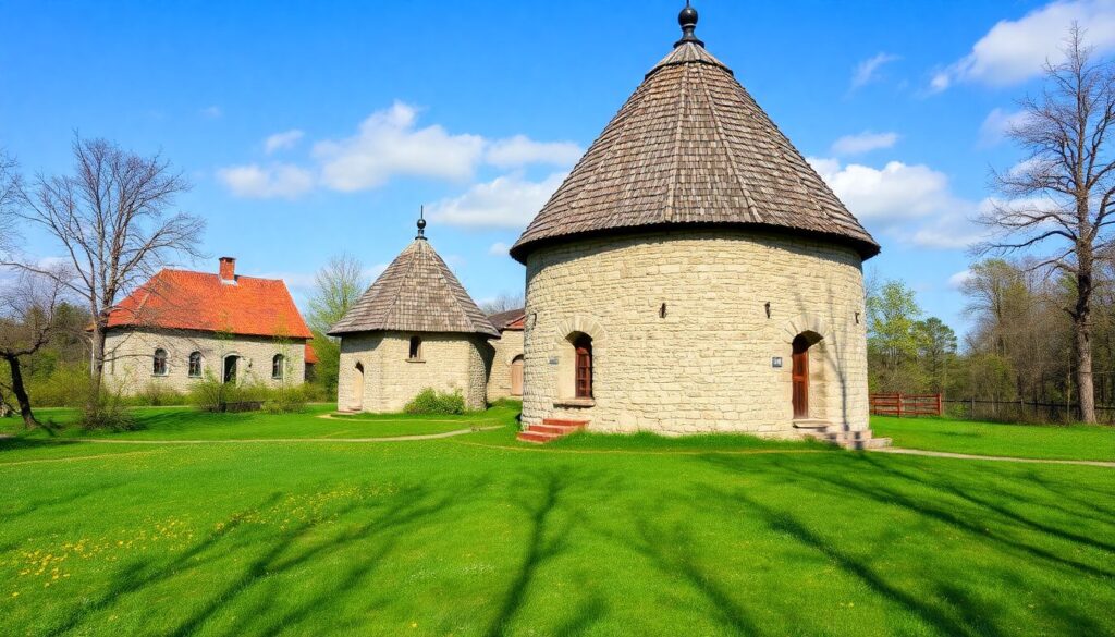 Маршруты по регионам с богатой архитектурной историей - иллюстрация