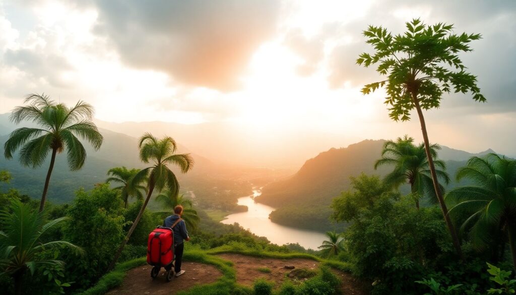 Как организовать путешествие по маршрутам с минимальным экологическим следом - иллюстрация