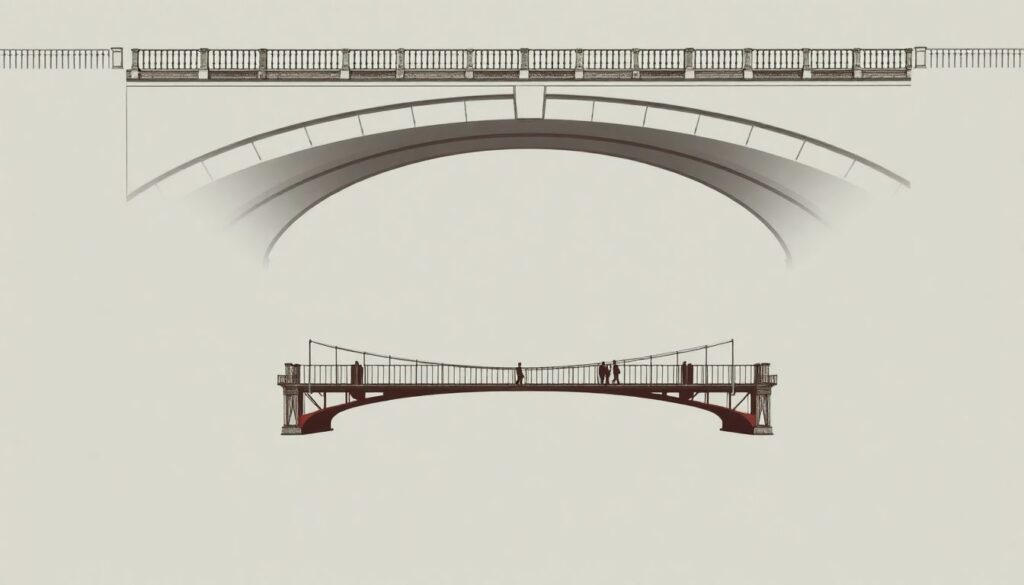 Пешие маршруты по старинным мостам и каналам - иллюстрация
