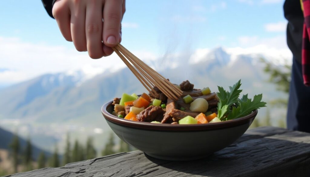 Где попробовать блюда алтайской кухни на трассе - иллюстрация