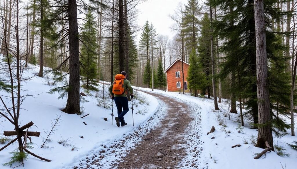Лучшие маршруты по России для пешего треккинга выходного дня - иллюстрация
