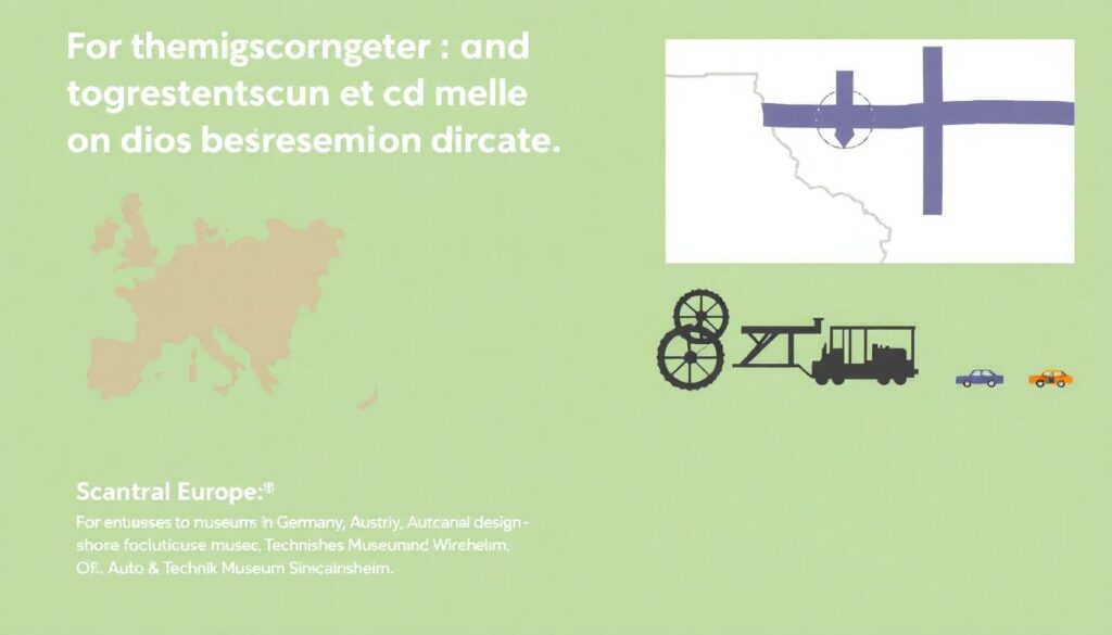 Маршруты по музеям индустриального дизайна и машиностроения - иллюстрация