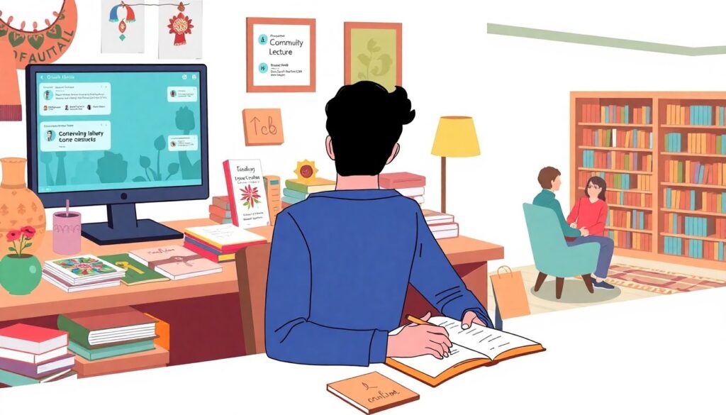 Культурное погружение: ярмарки ремёсел и народные традиции - иллюстрация