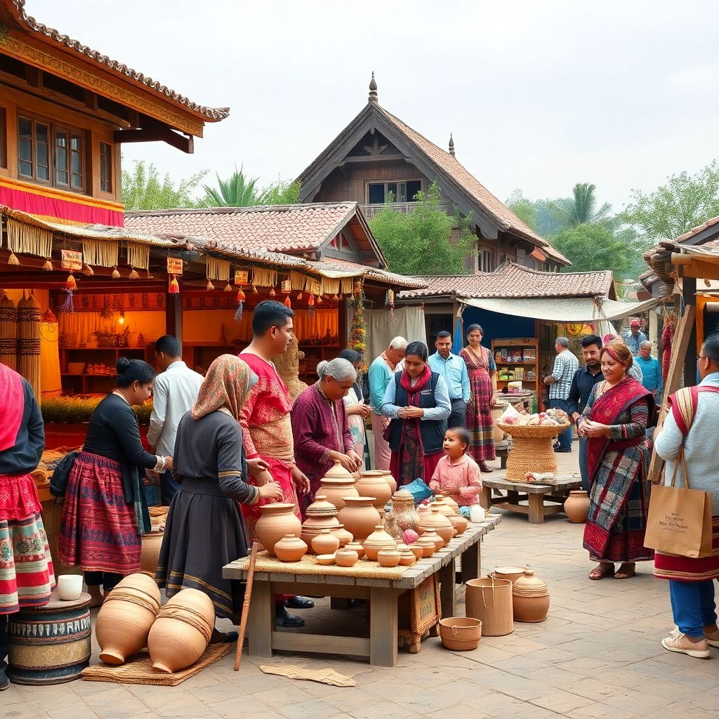 Культурное погружение в ремёсла и традиции на ярмарках народного творчества