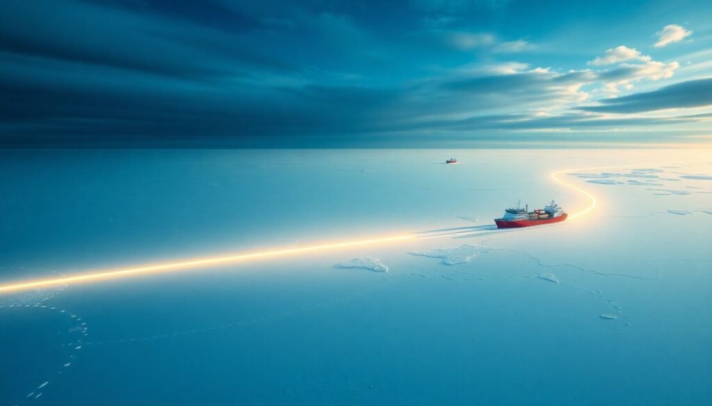 Истории маршрутов: маршруты вдоль побережья Сибири и Арктики - иллюстрация