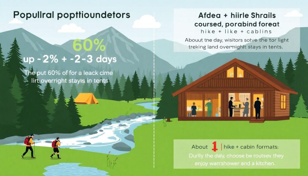 Треккинг и приключения: лучшие кемпинги и стоянки в регионе - иллюстрация