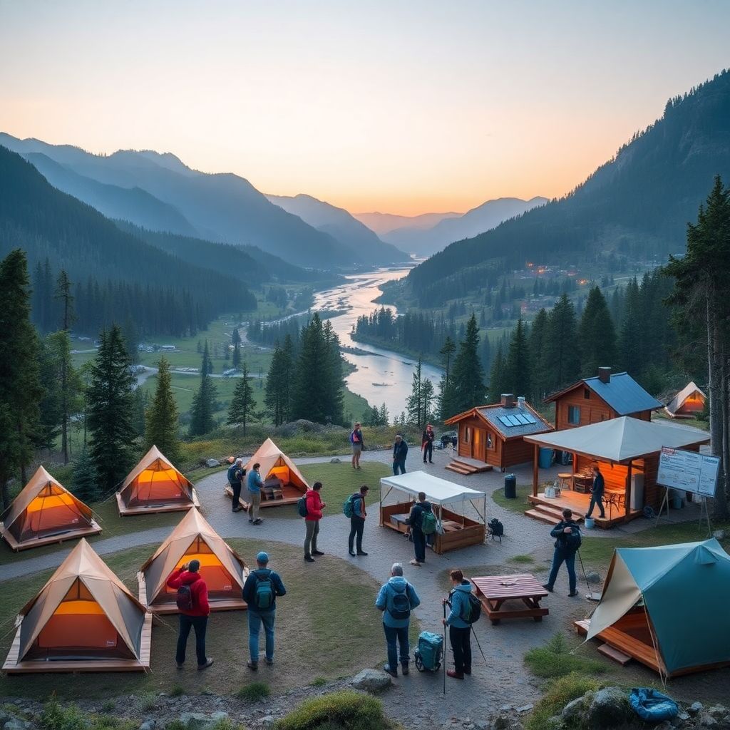 Треккинг и приключения: лучшие кемпинги и стоянки в регионе для активного отдыха