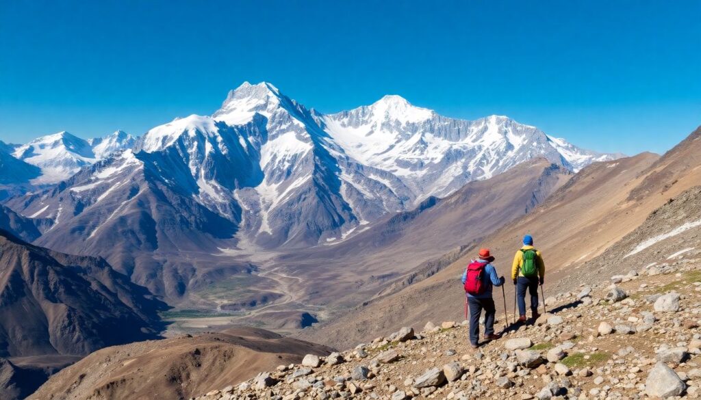 Треккинг и приключения: подготовка к непредвиденным погодным условиям - иллюстрация