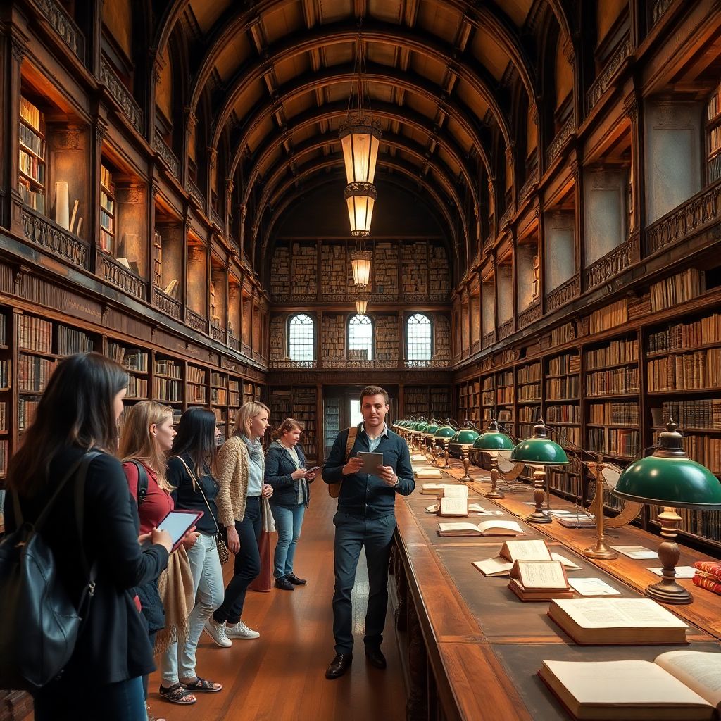 Культурное погружение в библиотеки и архивы как туристические достопримечательности