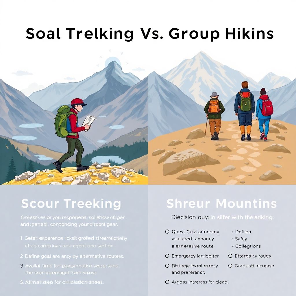 Треккинг и приключения: одиночные походы или групповые маршруты