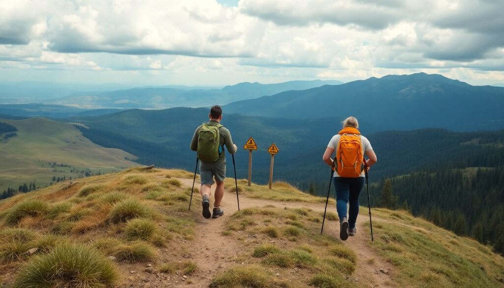 Треккинг и приключения: безопасные маршруты с минимальным риском - иллюстрация