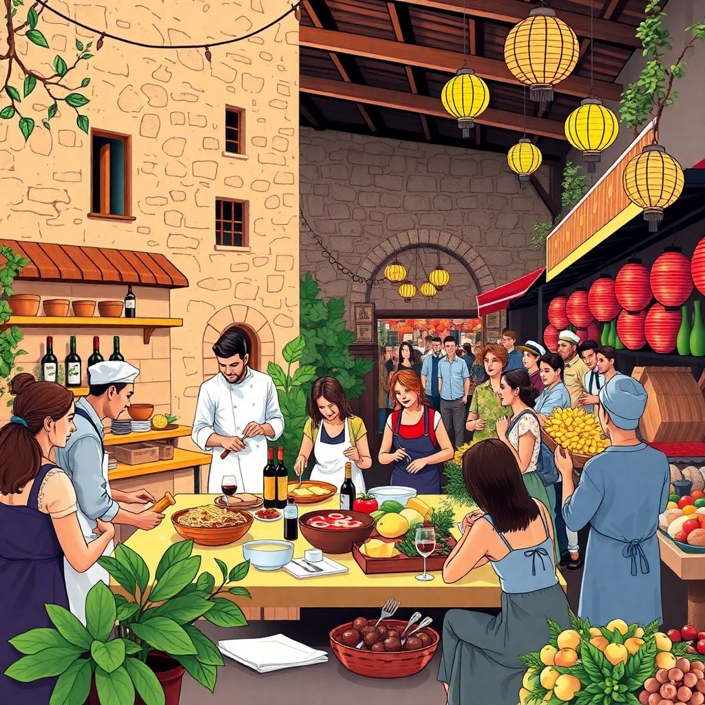 Гастрономические путешествия и дегустации местных деликатесов и напитков