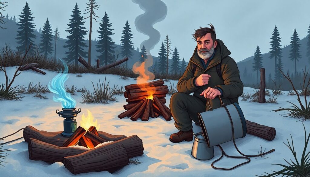 Гастрономическое путешествие: приготовление блюд в походных условиях - иллюстрация