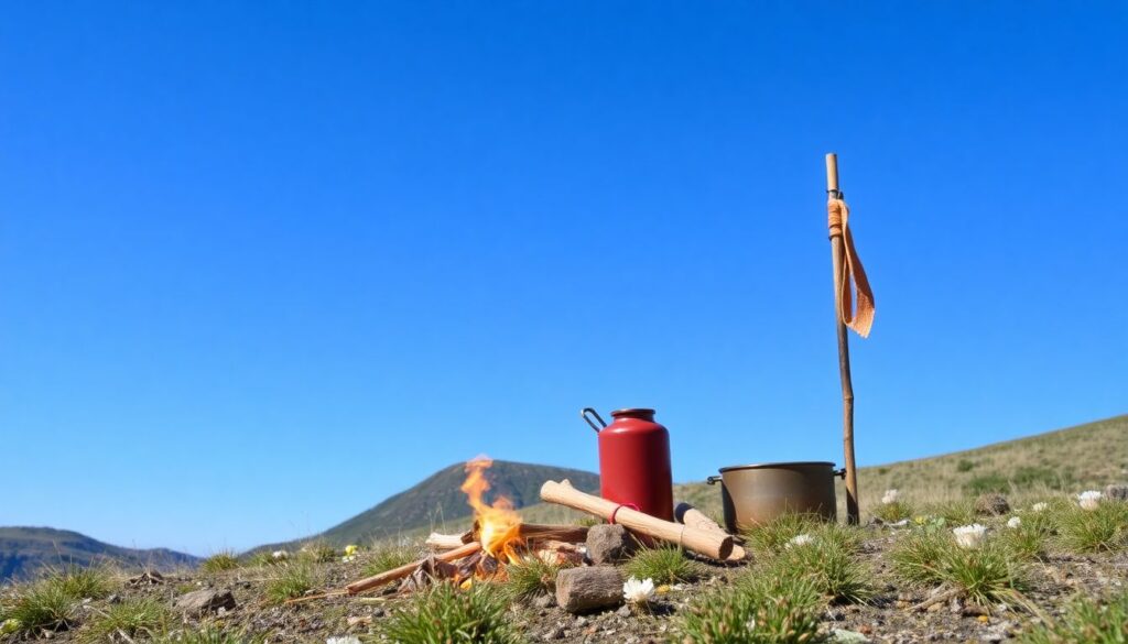 Гастрономическое путешествие: приготовление блюд в походных условиях - иллюстрация