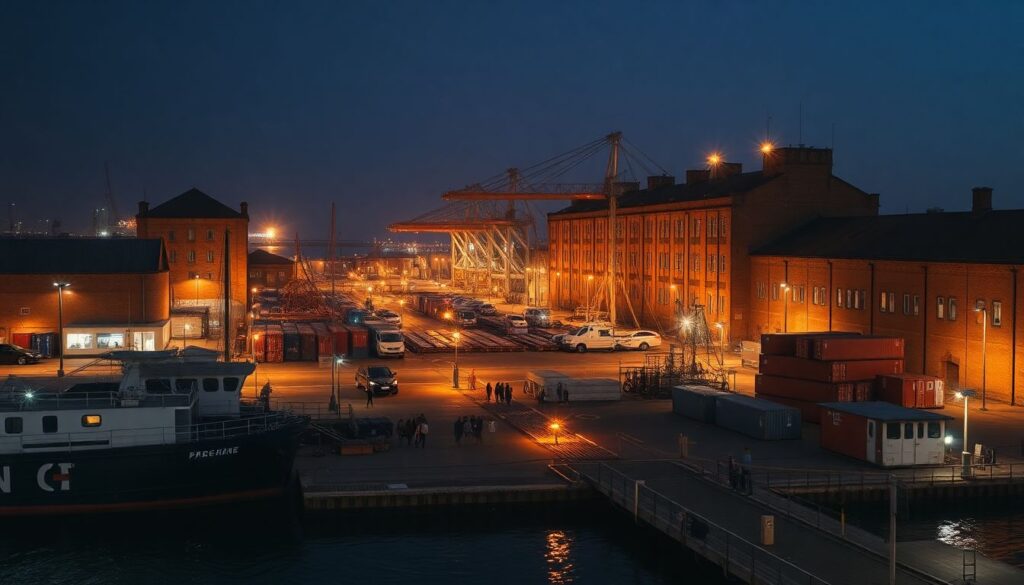 Истории маршрутов: маршруты по старым портовым городам и причалам - иллюстрация