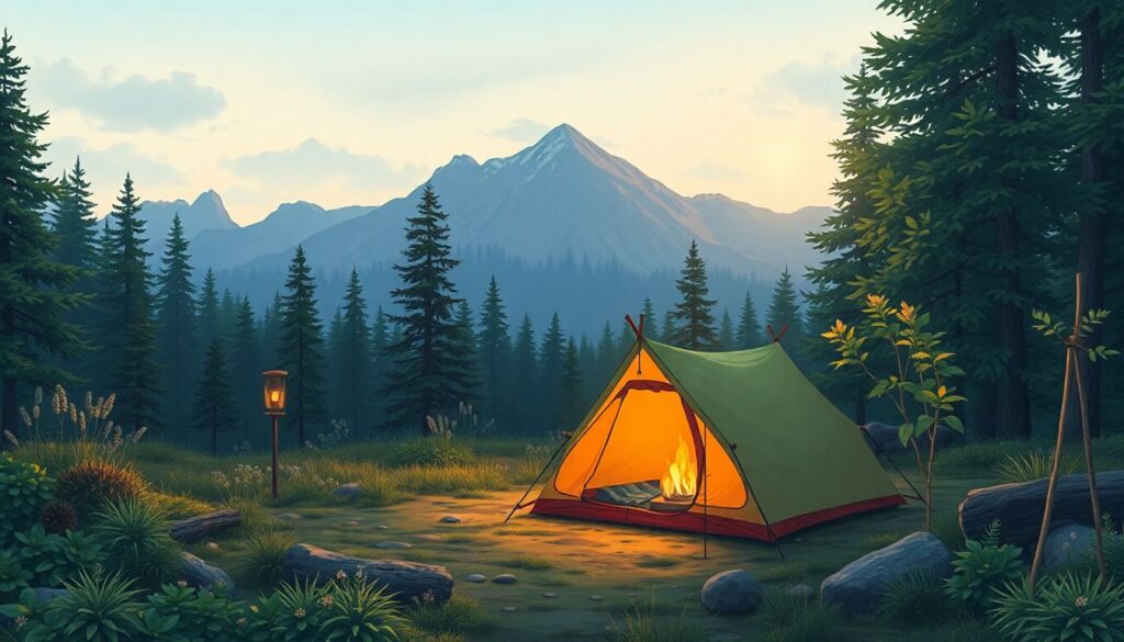 Треккинг и приключения: как находить бесплатные стоянки и ночёвки - иллюстрация