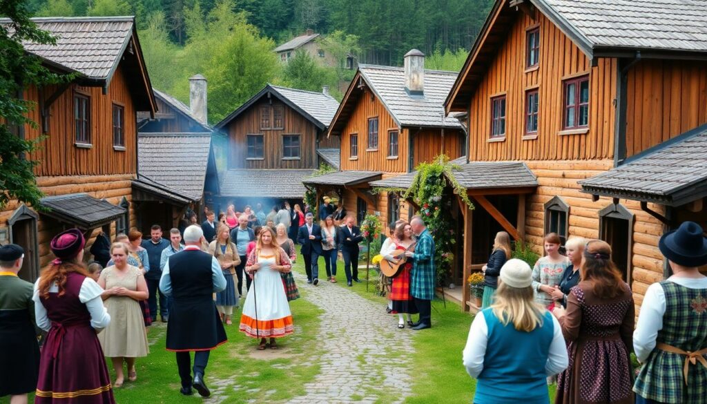 Культурное погружение: музея под открытым небом и архитектурные дворики - иллюстрация