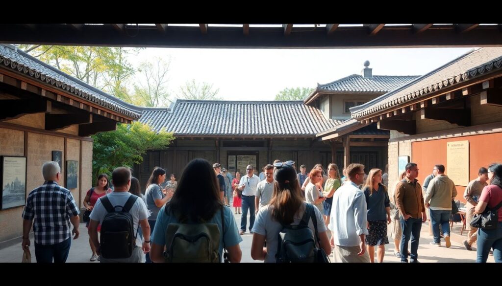 Культурное погружение: музея под открытым небом и архитектурные дворики - иллюстрация