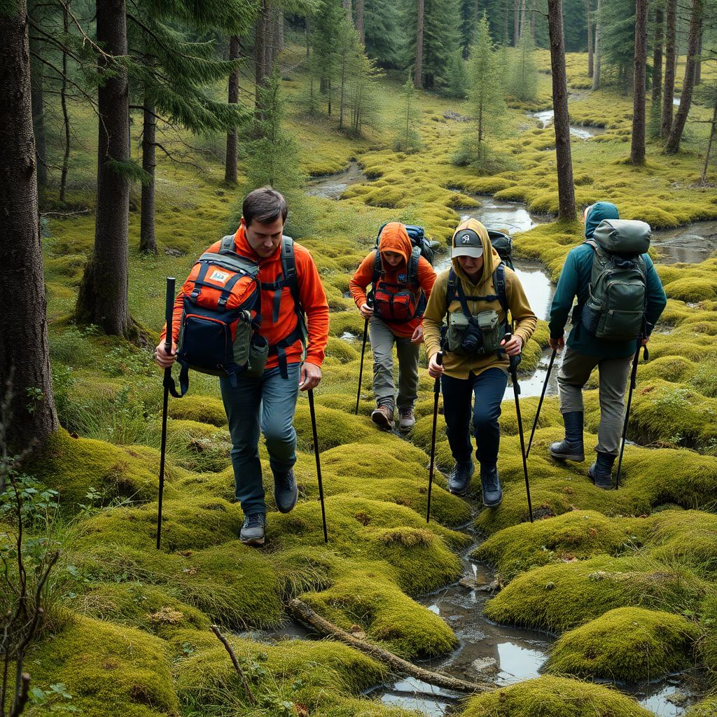 Треккинг и приключения: как подготовиться к походам по заросшим тропам и болотам