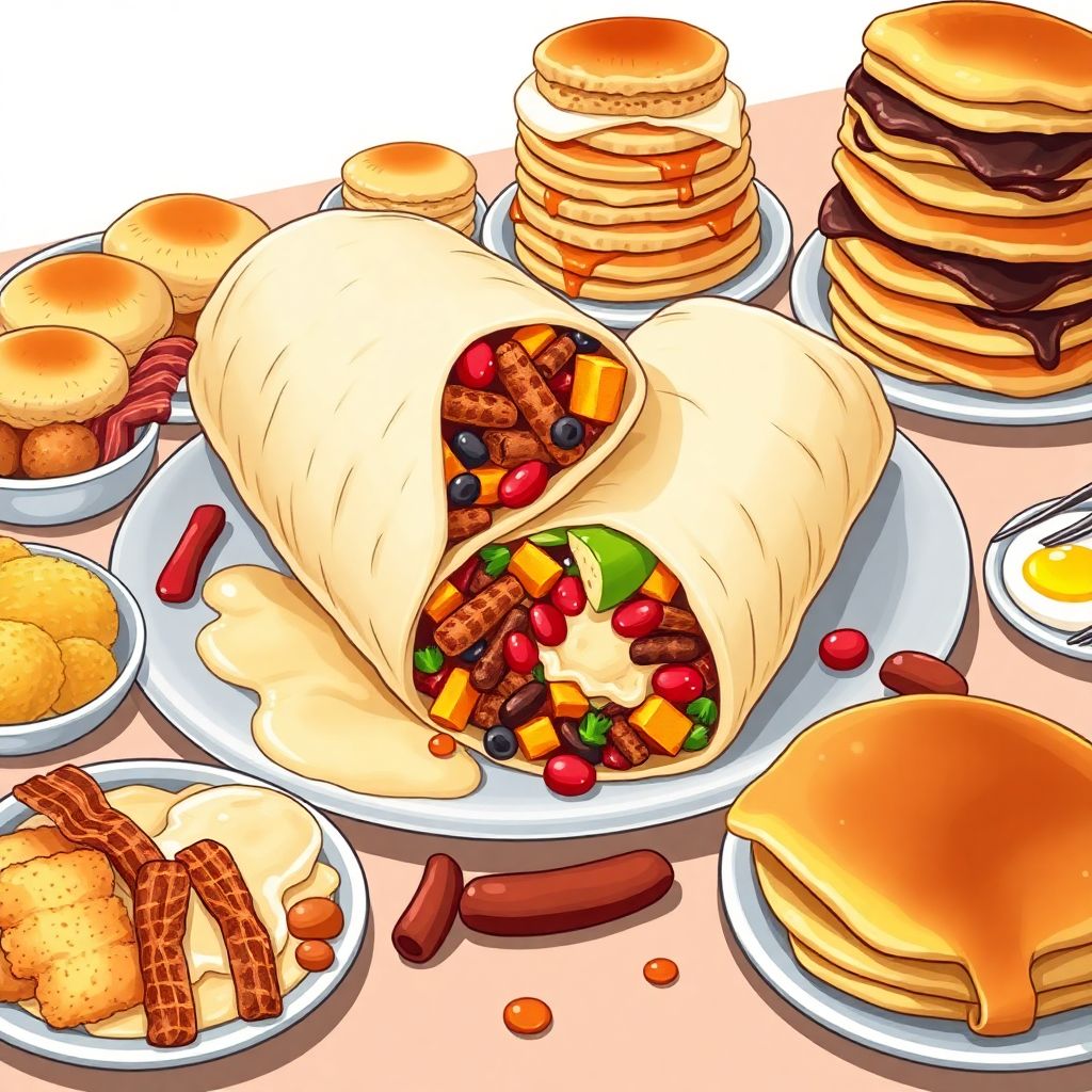 Американские завтраки глазами тревел-блогера: калорийный «Калашников»