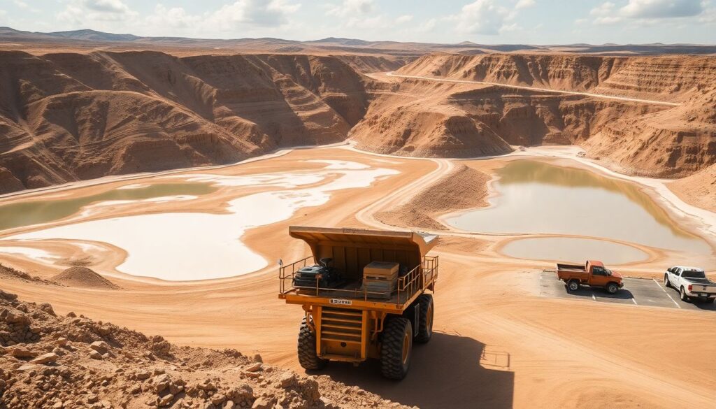 Путешествия по России: маршруты по палитре золотых песков и карьеров - иллюстрация