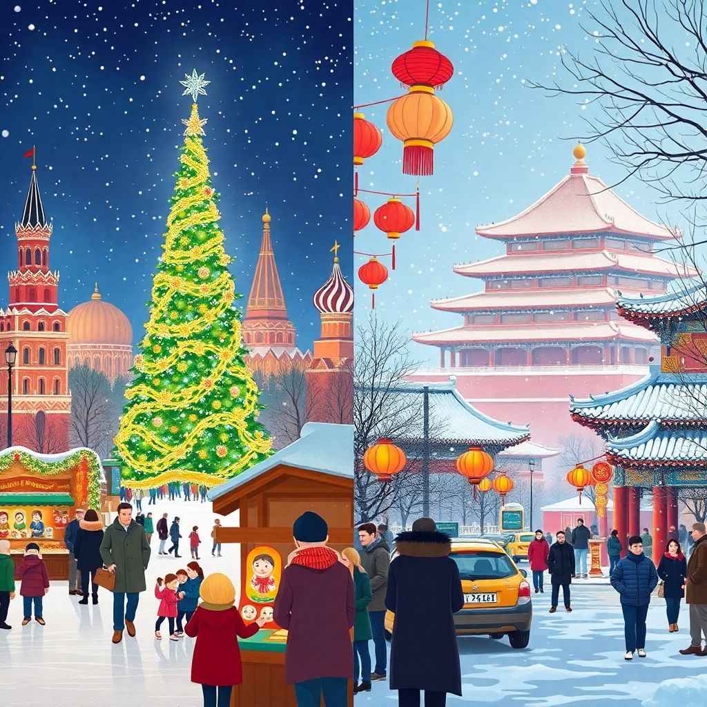 Москва или Пекин: где жителям регионов выгоднее провести новогодние каникулы