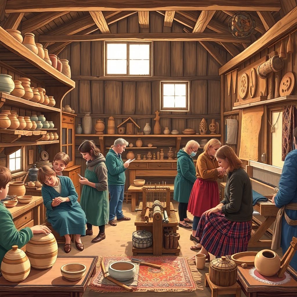 Культурное погружение в ремесла и художественные мастерские регионов