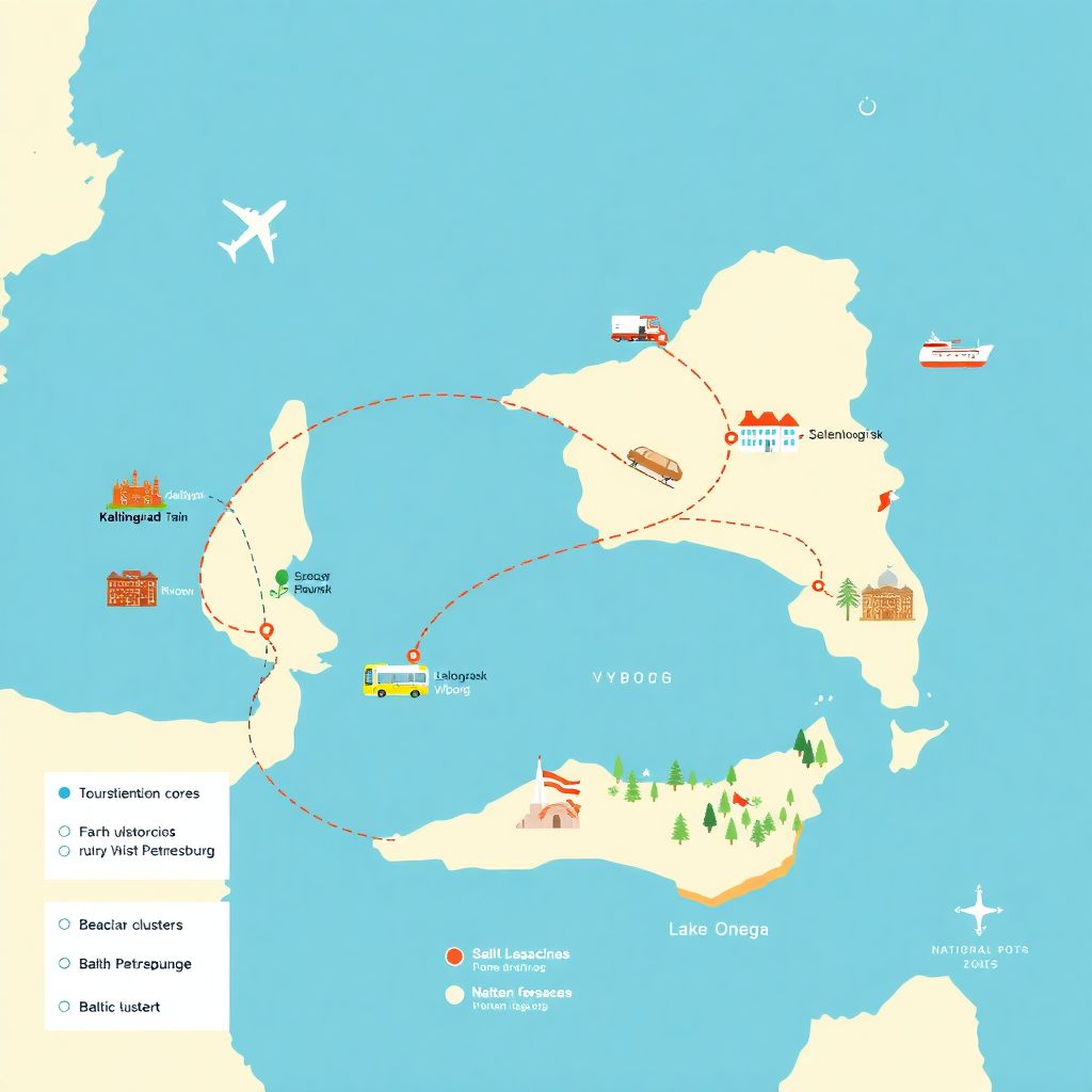 Путешествия по России: маршруты по побережьям Балтики и лиг для отдыха
