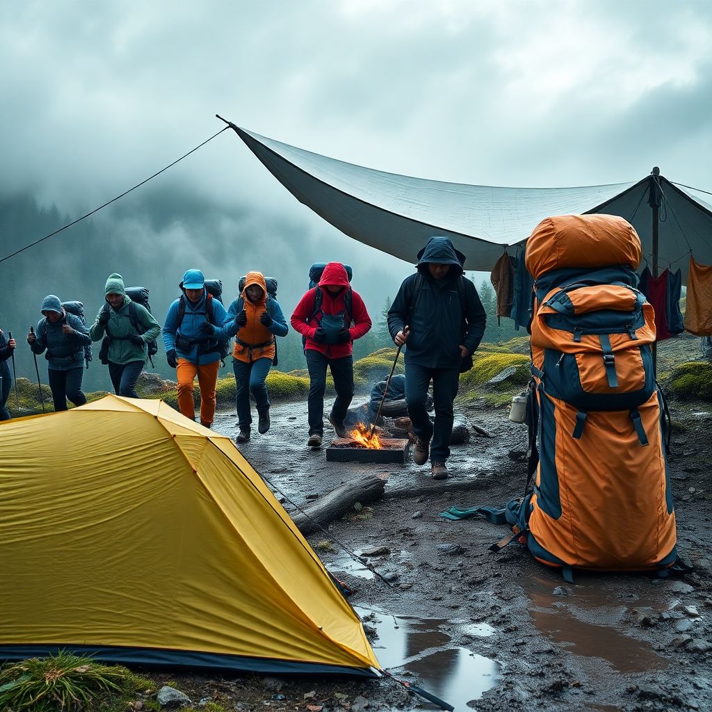 Треккинг и приключения: как организовать безопасный поход в непогоду