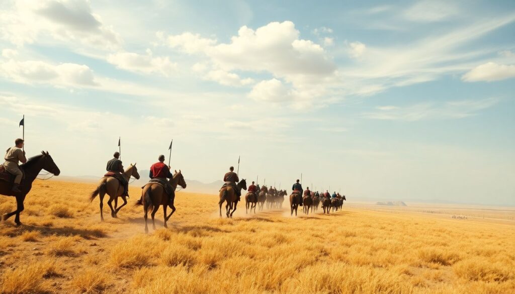 Истории маршрутов: маршруты сквозь пустыни и степи - иллюстрация