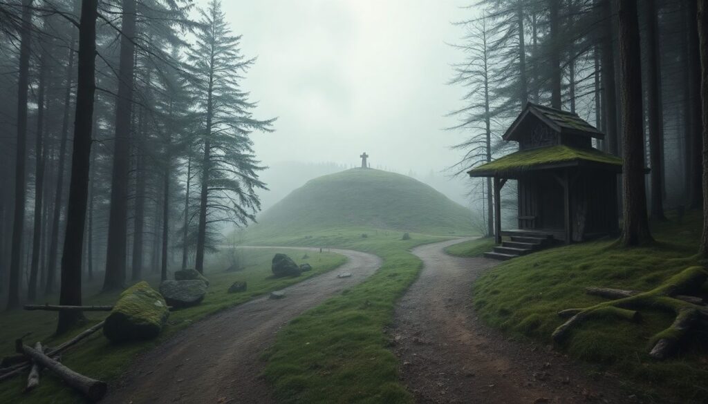 Истории маршрутов: тропы славянских храмов и древних троп - иллюстрация