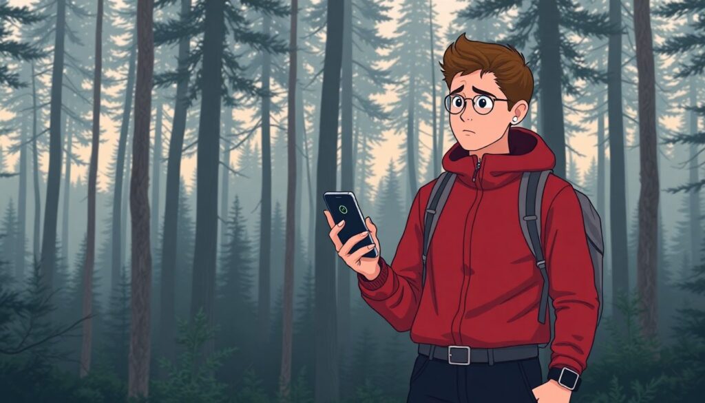 Треккинг и приключения: выживание и умение ориентироваться на местности - иллюстрация