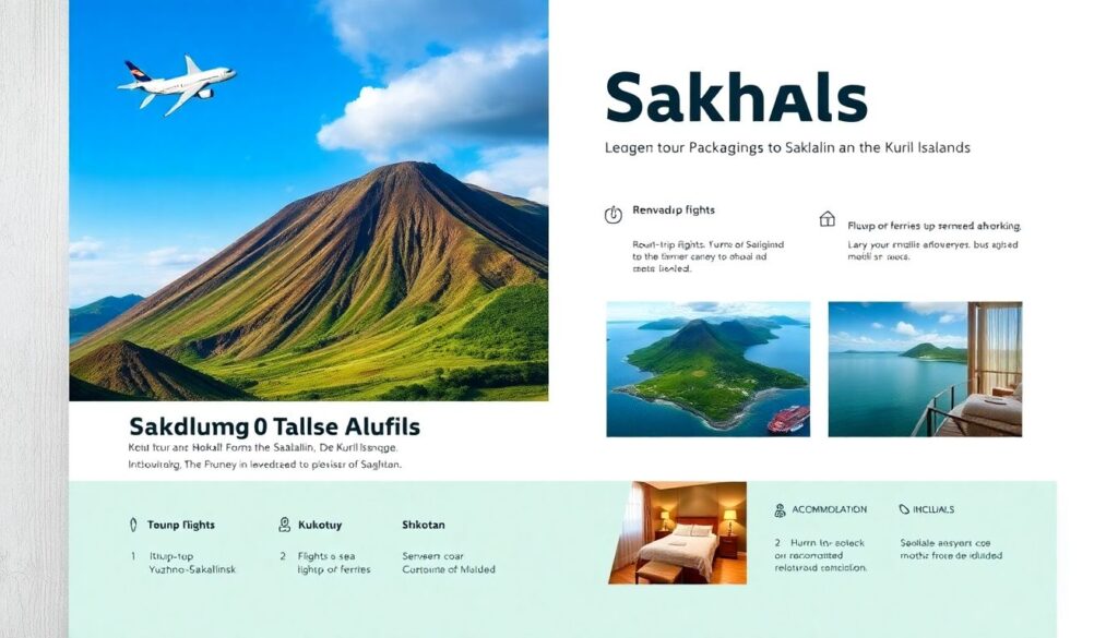 Путешествия по России: маршруты по Сахалину и Курильским островам - иллюстрация