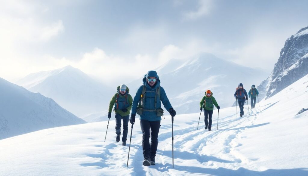 Треккинг и приключения: дневники походов по зимним тропам - иллюстрация