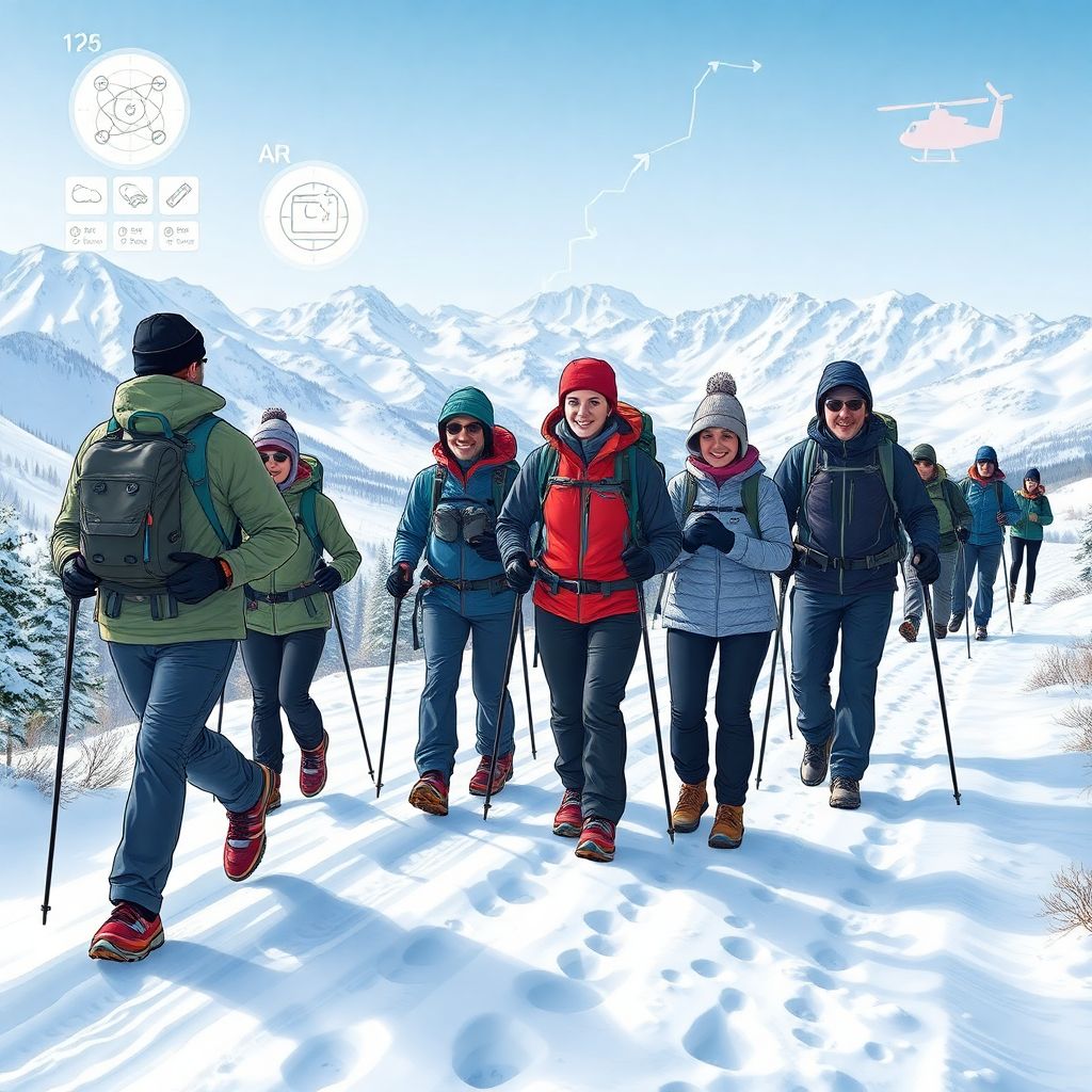 Треккинг и приключения: дневники походов по зимним тропам и советы