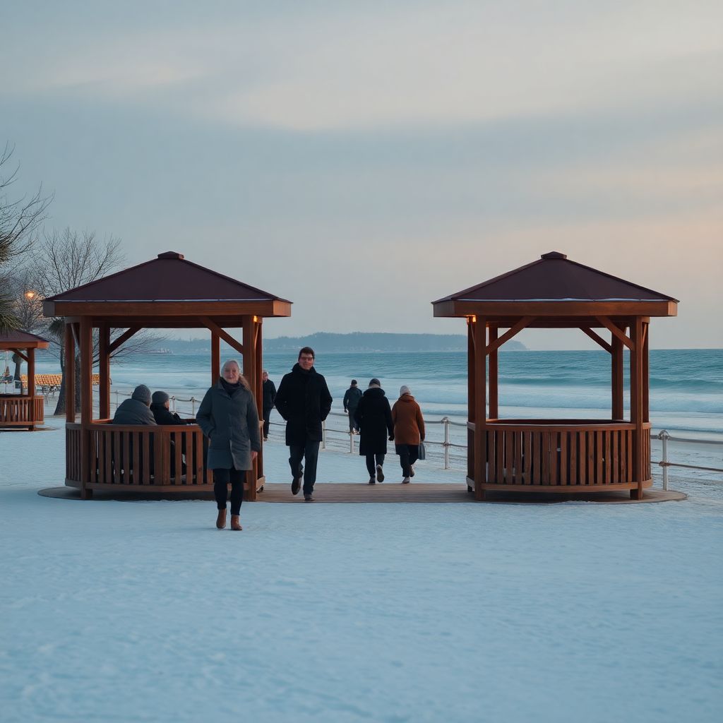 Зимние пляжи Краснодарского края: отдых на море зимой 2025–2026 и цены