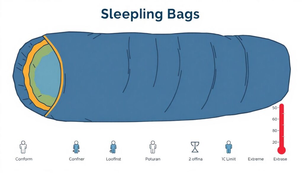 Треккинг и приключения: как выбрать палатку и спальник по климату - иллюстрация