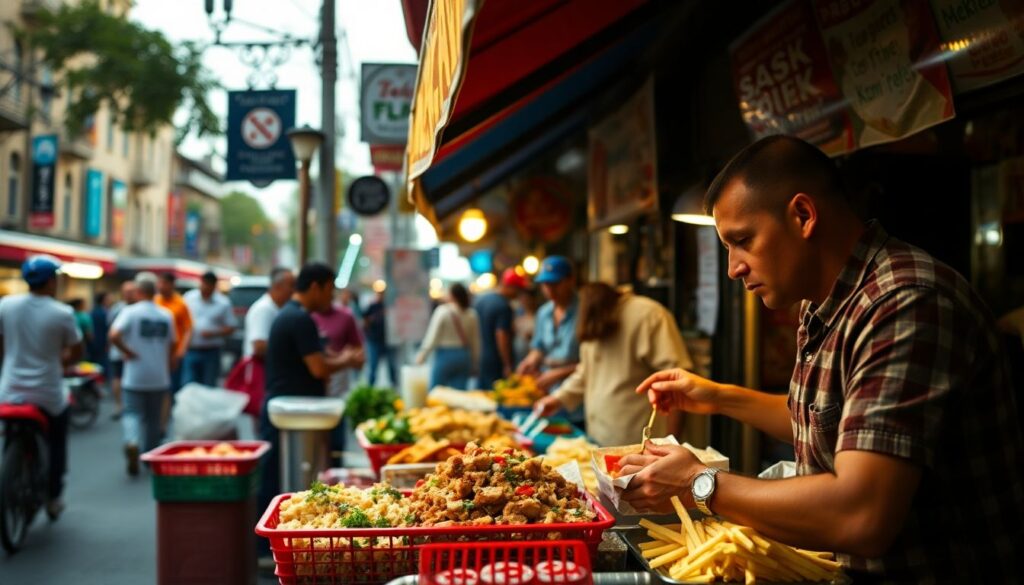 Гастрономические открытия: блюда уличной кухни и их история - иллюстрация