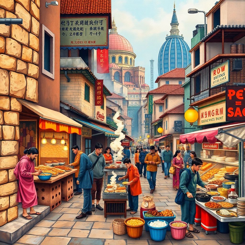 Гастрономические открытия: история блюд уличной кухни разных стран