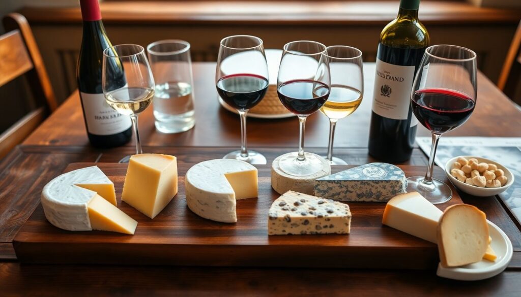 Гастрономическое путешествие: сочетания местных сыров и вин - иллюстрация