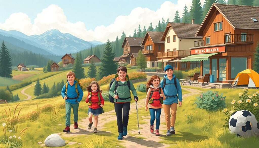 Треккинг и приключения: как подготовиться к походам с детьми - иллюстрация