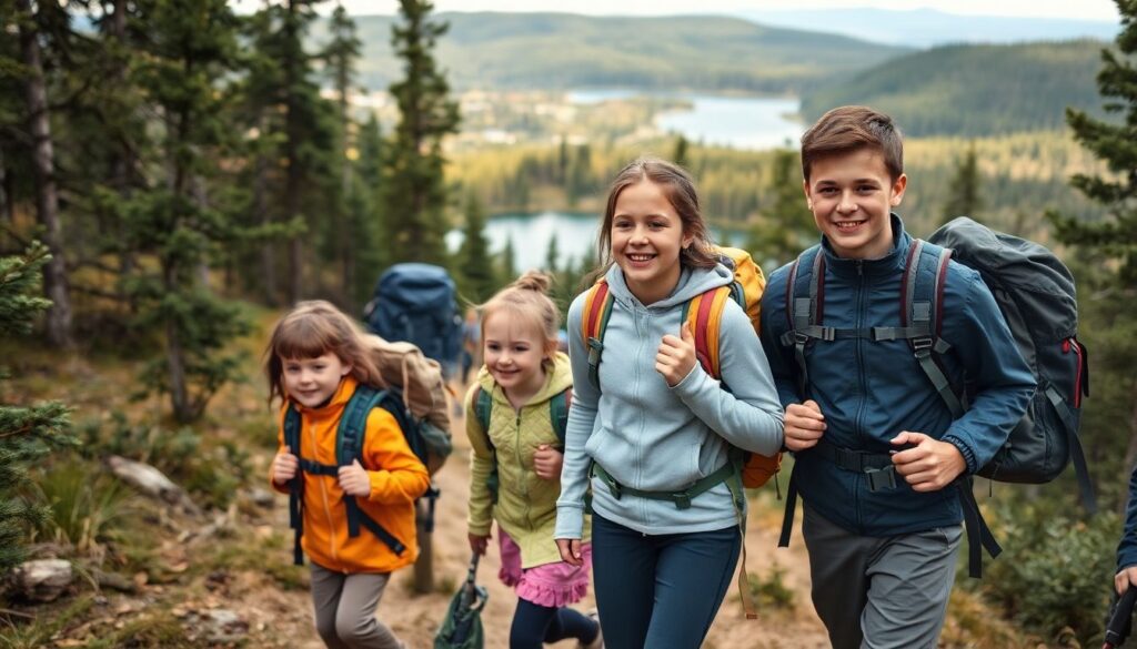 Треккинг и приключения: как подготовиться к походам с детьми - иллюстрация