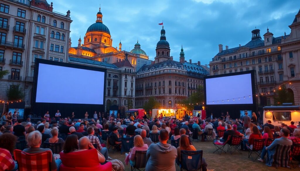 Культурное погружение: ночные киносеансы под открытым небом в городах - иллюстрация