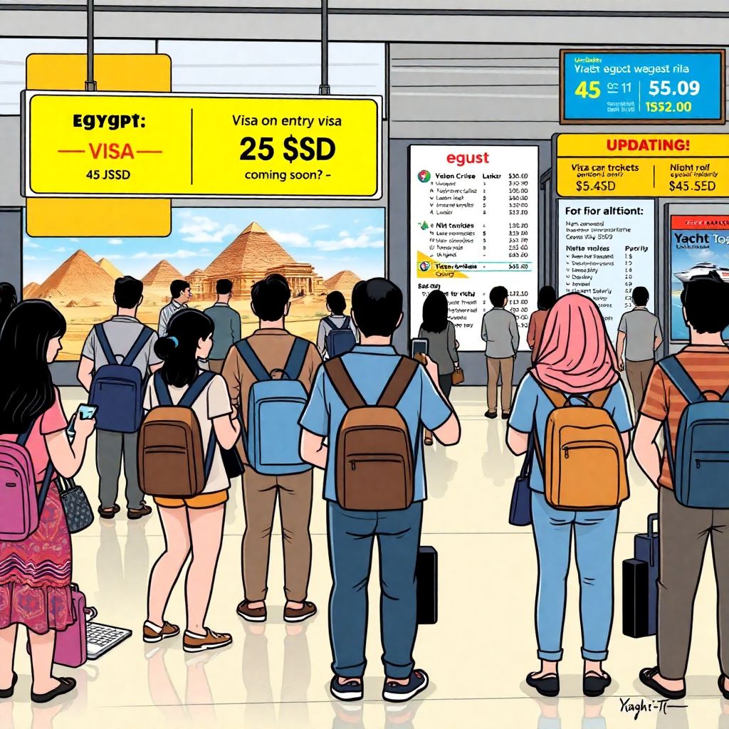 Виза в Египет: стоимость сейчас и как растут цены на отдых и экскурсии