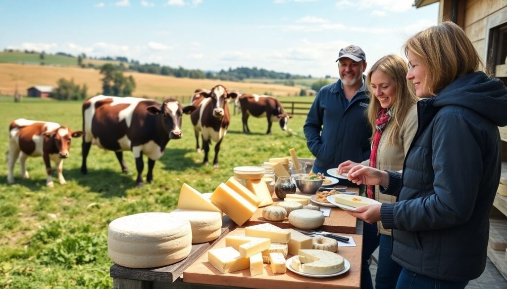 Гастрономические маршруты: дегустации сыров и молочных продуктов региона - иллюстрация