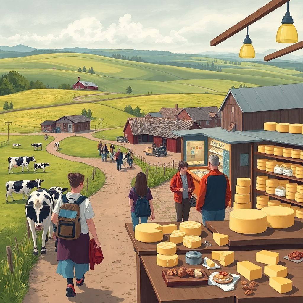 Гастрономические маршруты: дегустации сыров и молочных продуктов региона