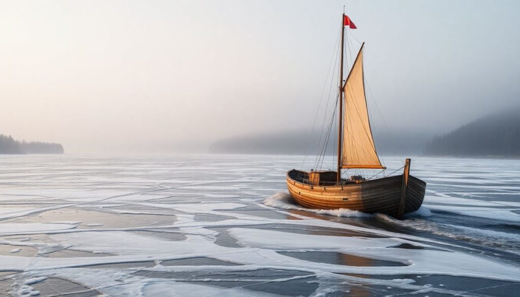 Путешествия по России: маршруты по северным рекам и ледяным морям - иллюстрация