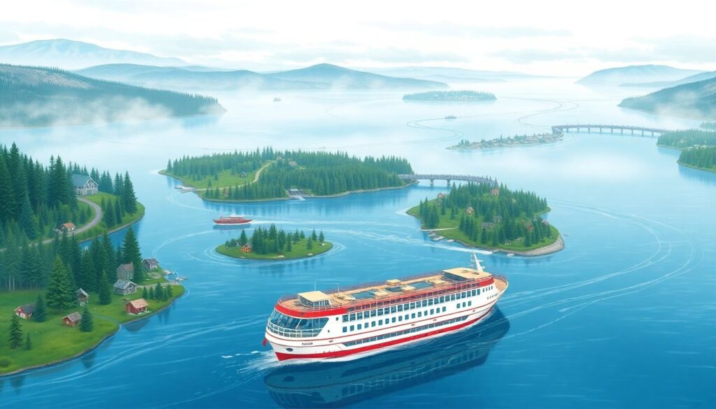 Путешествия по России: маршруты по северным рекам и ледяным морям - иллюстрация