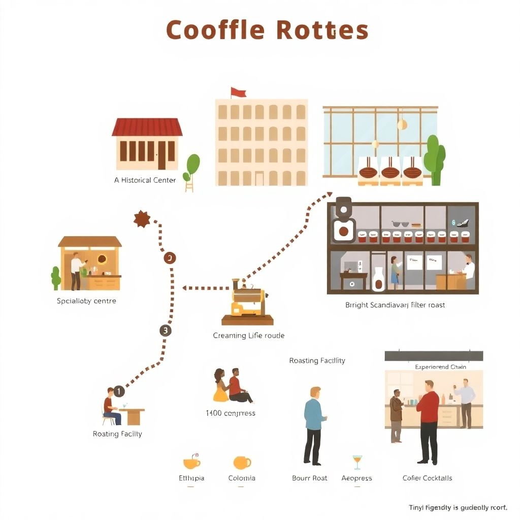 Кофейные маршруты и лучшие кофейни регионов: гастрономическое открытие