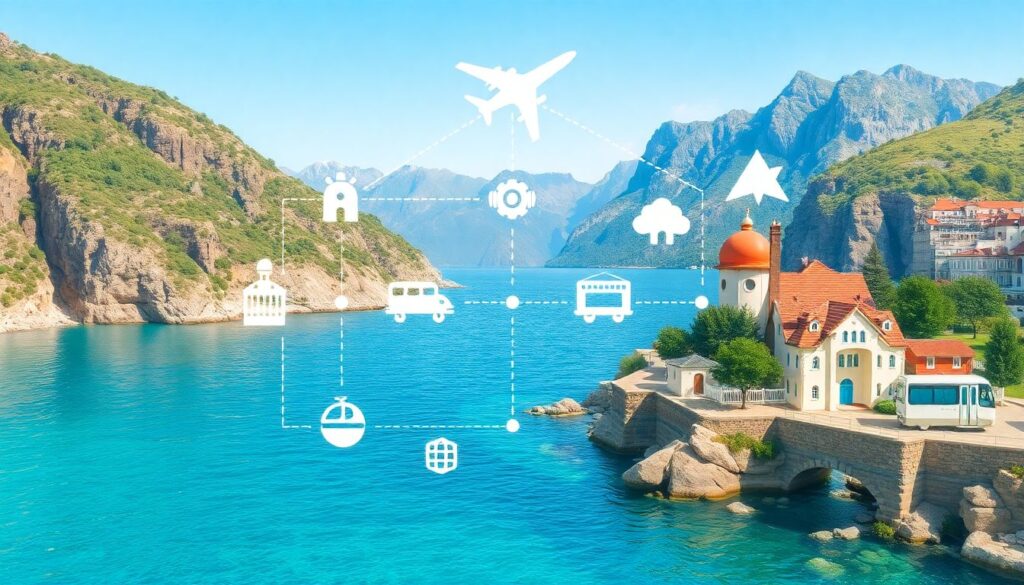 Путешествия по России: маршруты по черноморскому побережью и горам - иллюстрация